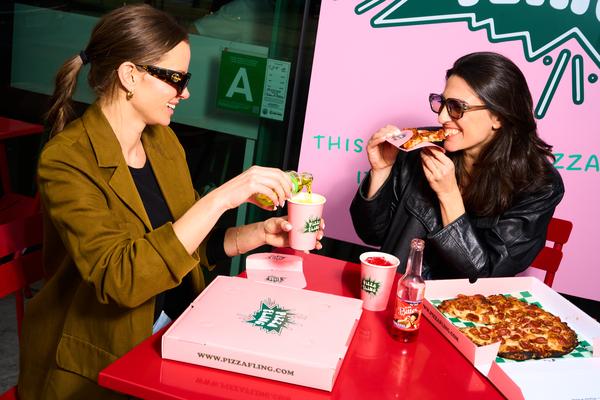 Friends at Pizza Fling